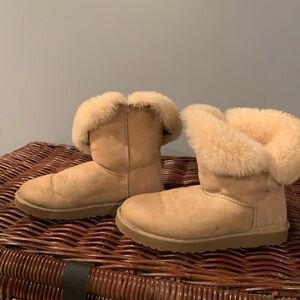 UGG Classic Tan Boots with Shearling Cuff